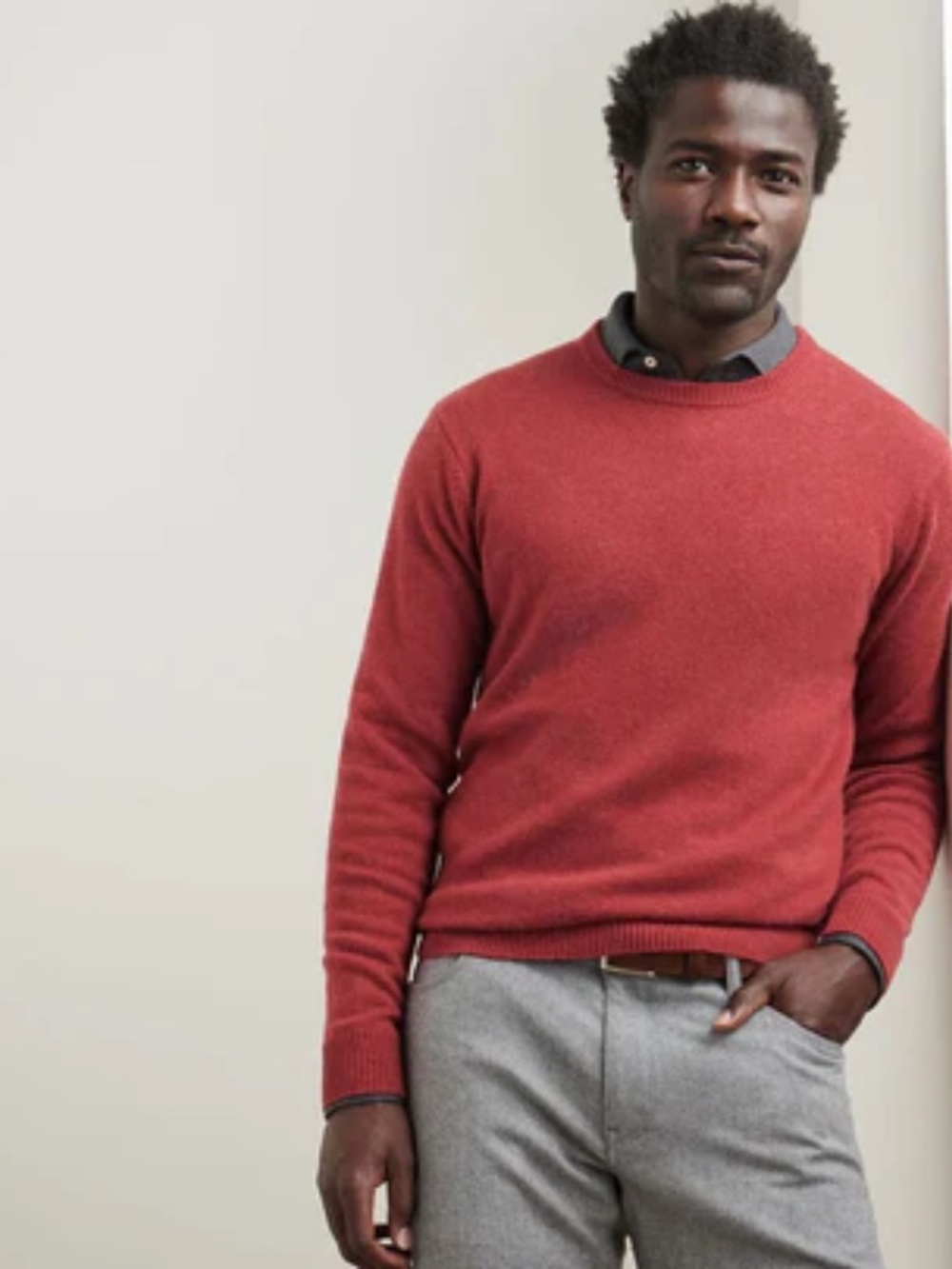 Peter Millar Crown Crafted Stokes Crewneck Sweater in Garnet - XL